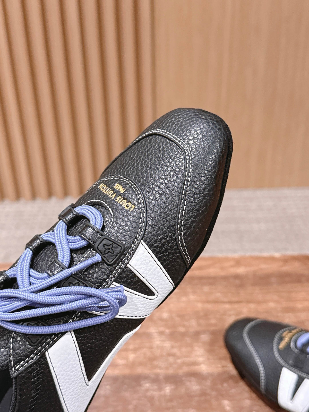 Black white and Brown white Shoes