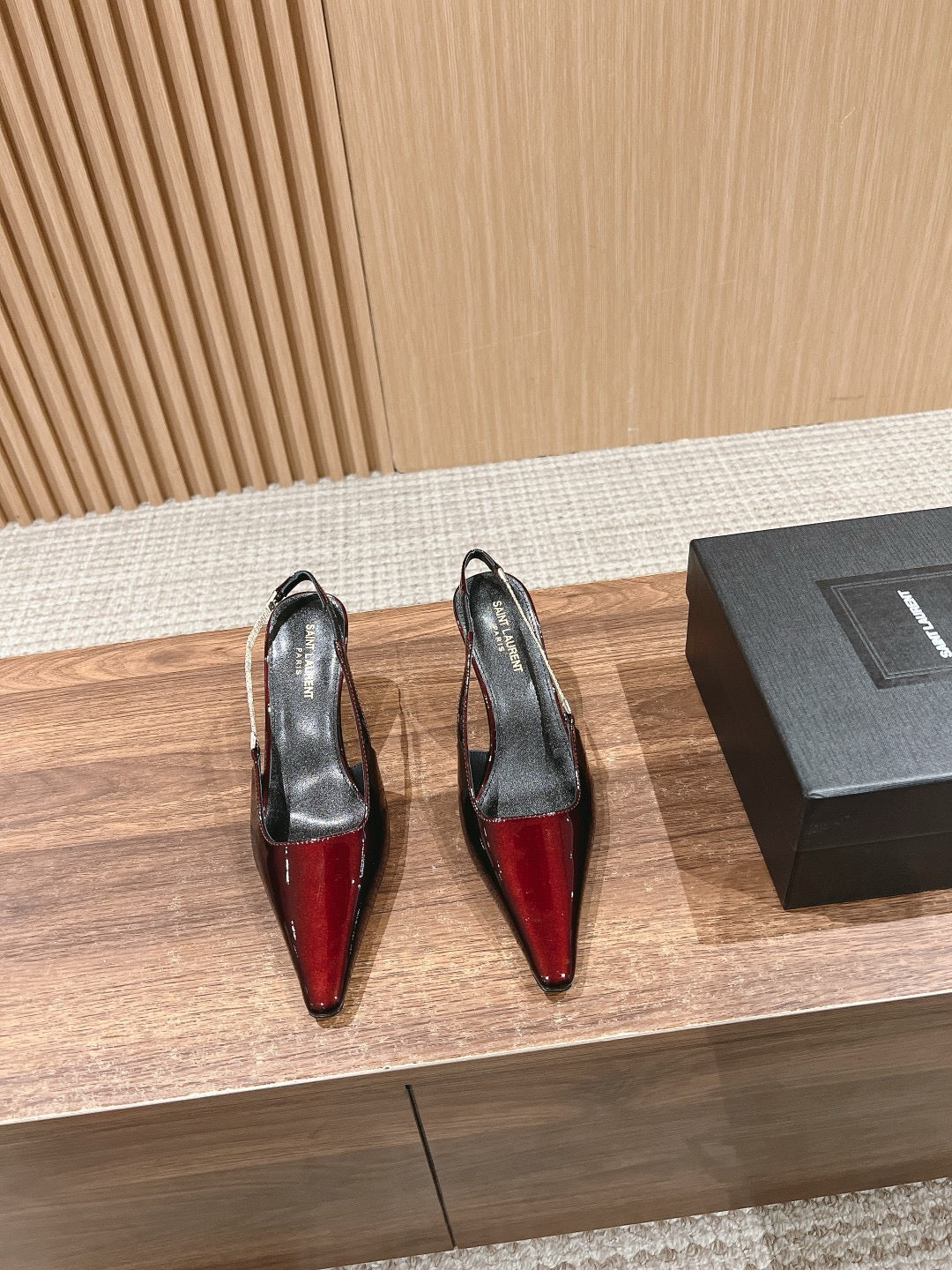 Black and Red Shoes