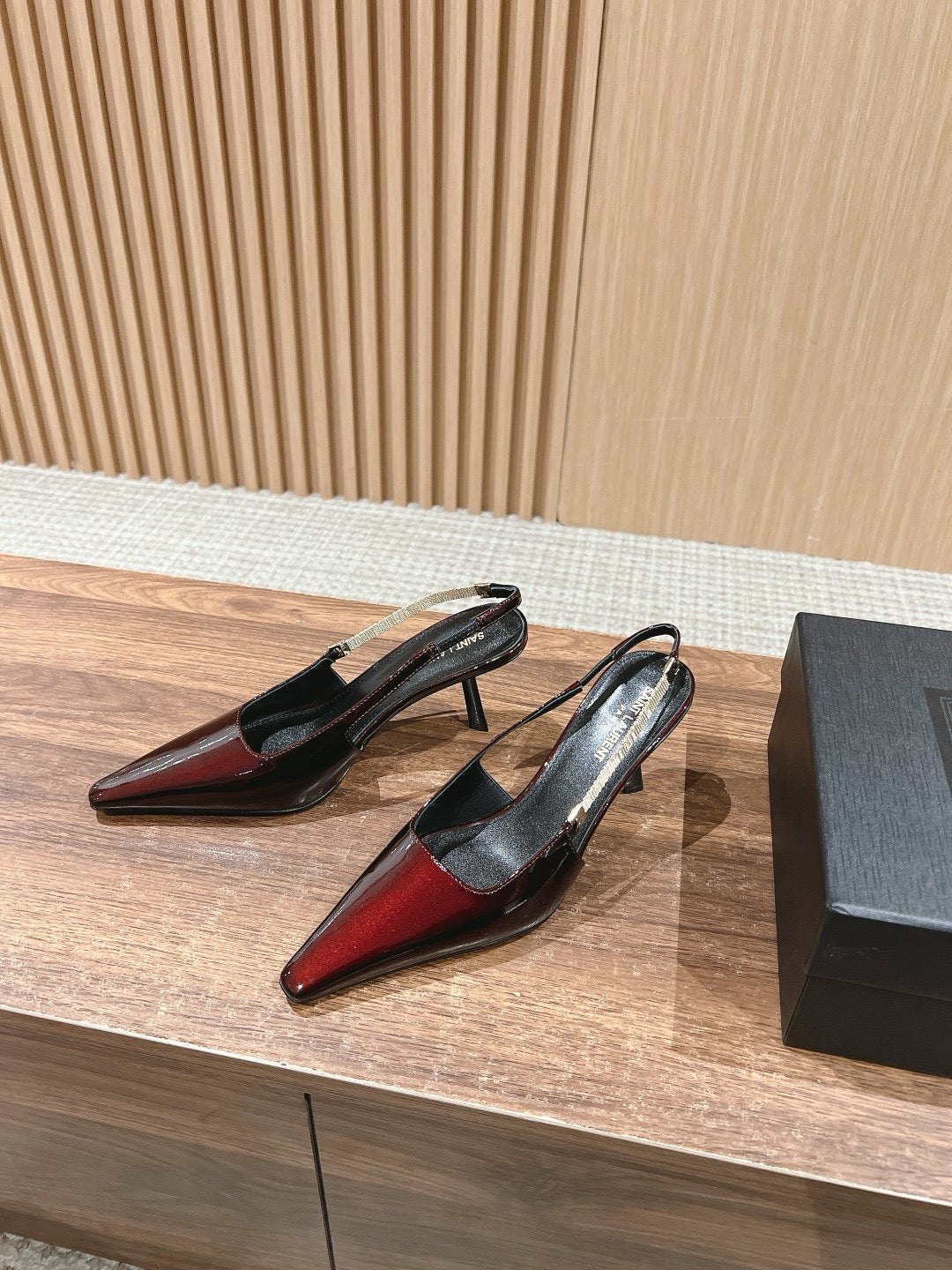 Black and Red Shoes