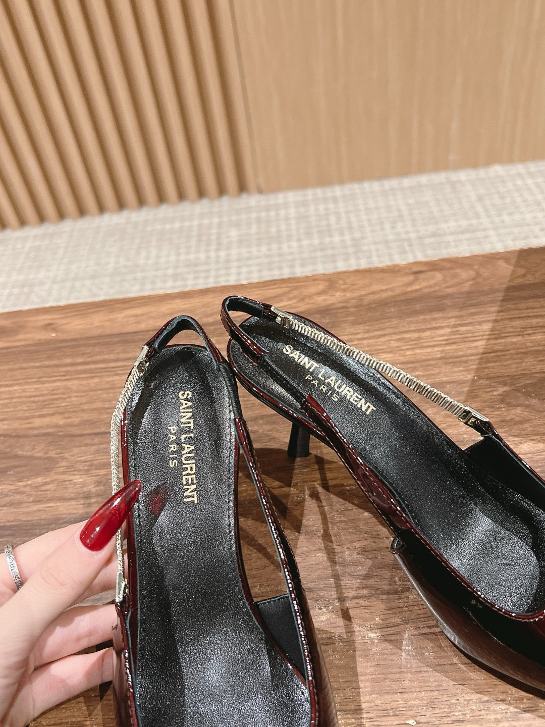 Black and Red Shoes