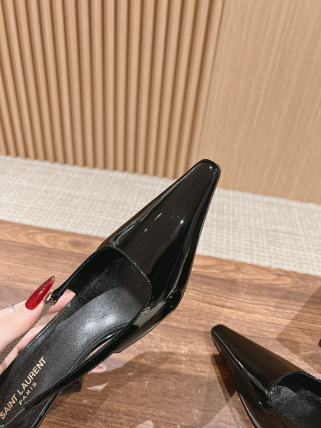 Black and Red Shoes
