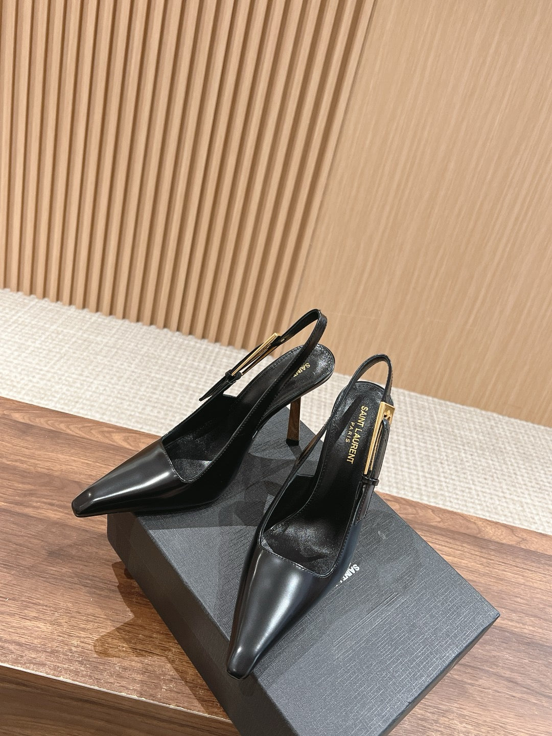 Black printed Shoes