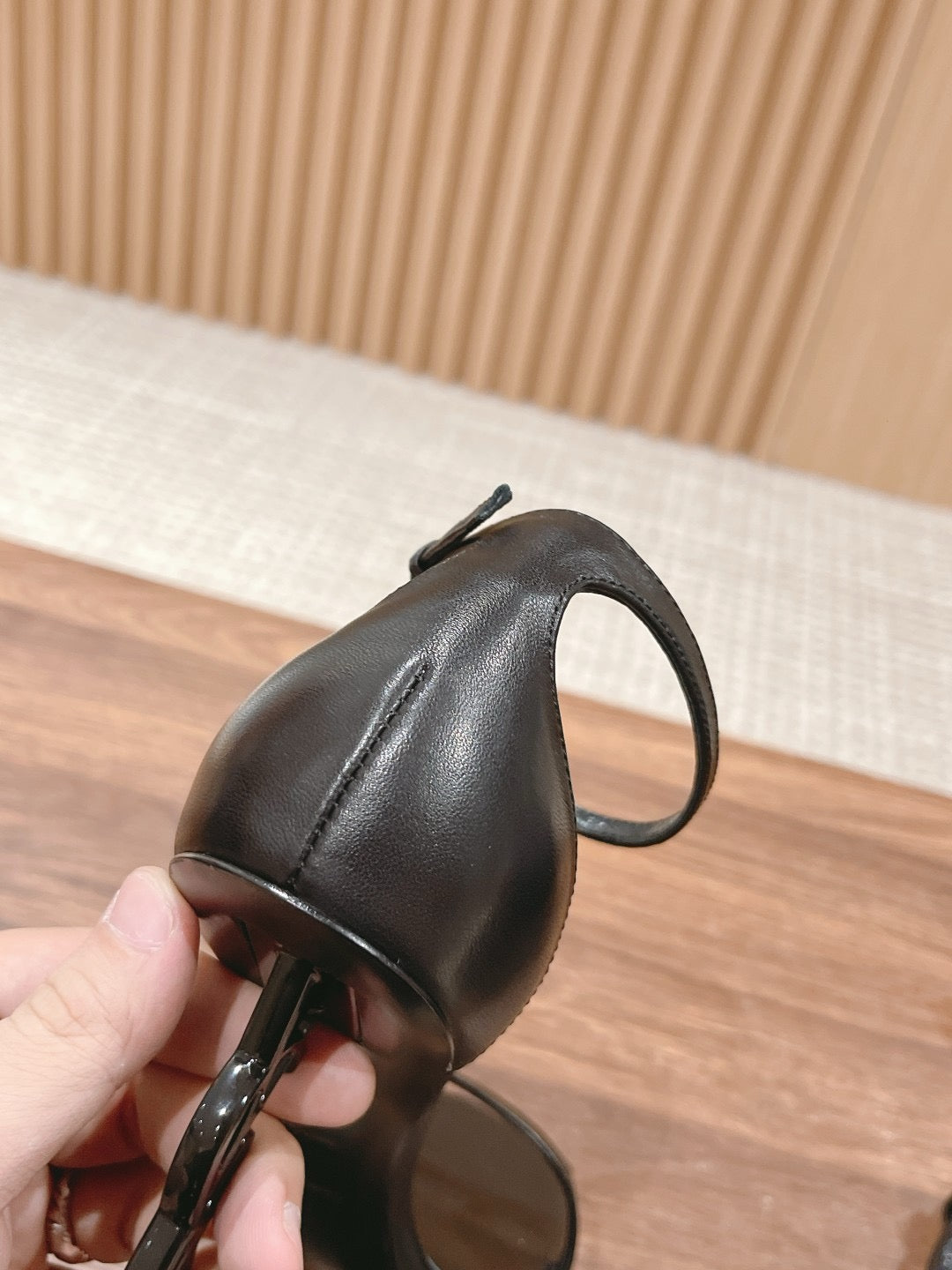Glossy Black and Matte Black Shoes