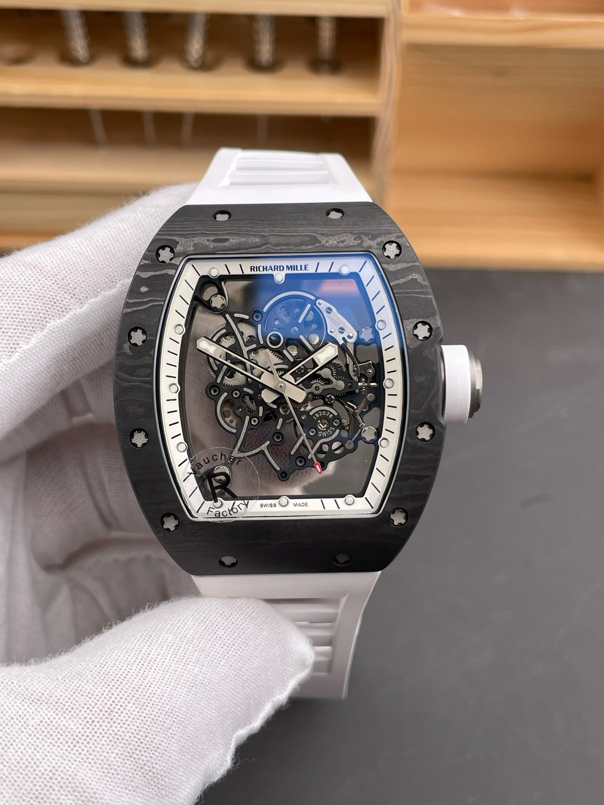 White black and White Watch