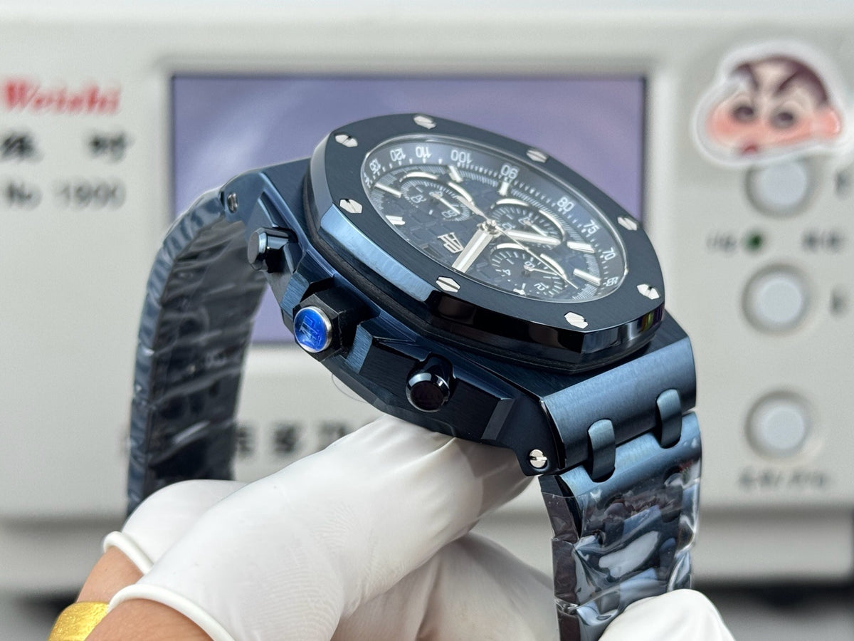 Black and Blue Watch