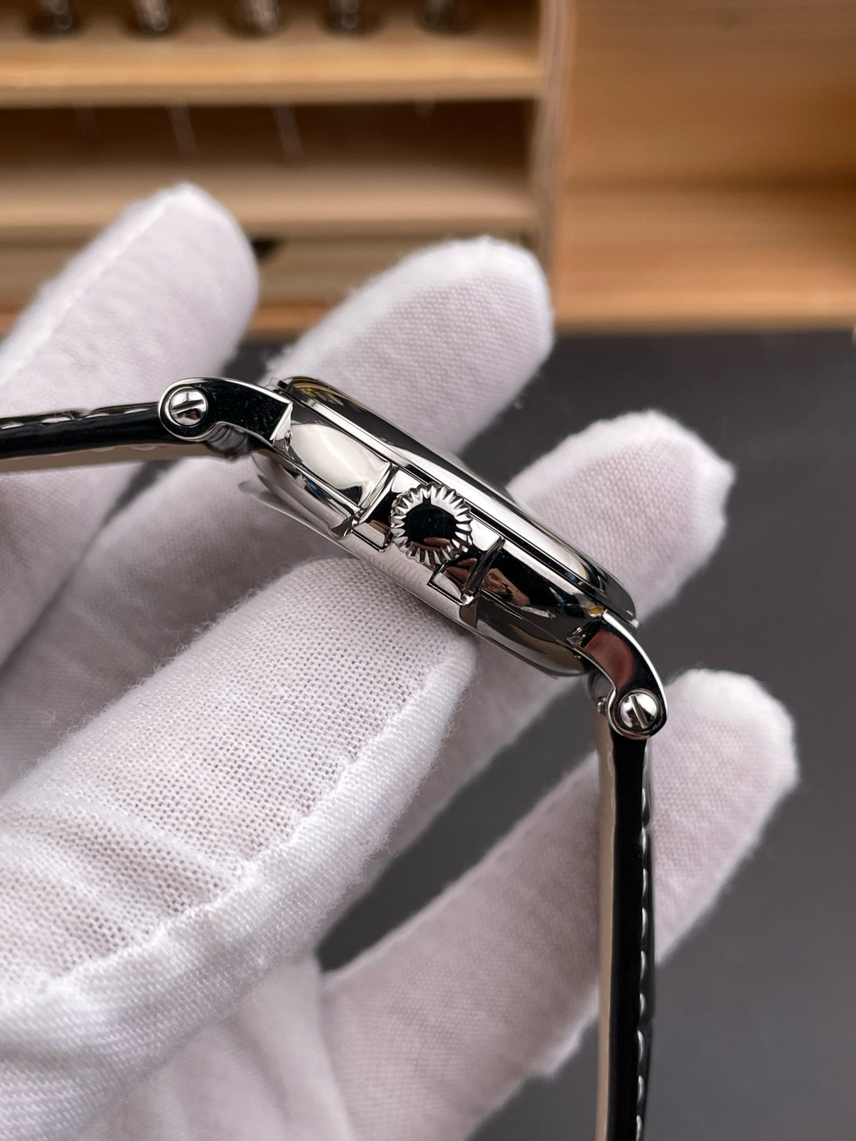 Black and Brown white Watch