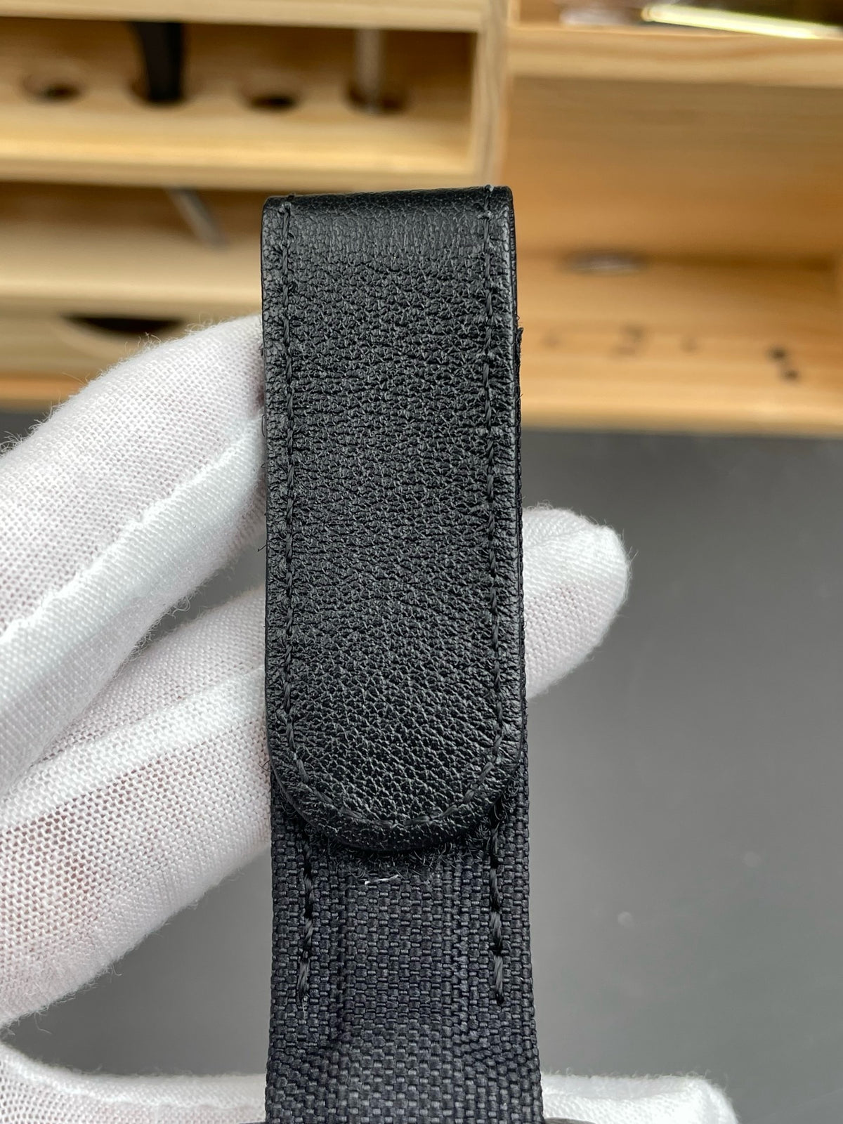 Black dark green Watch