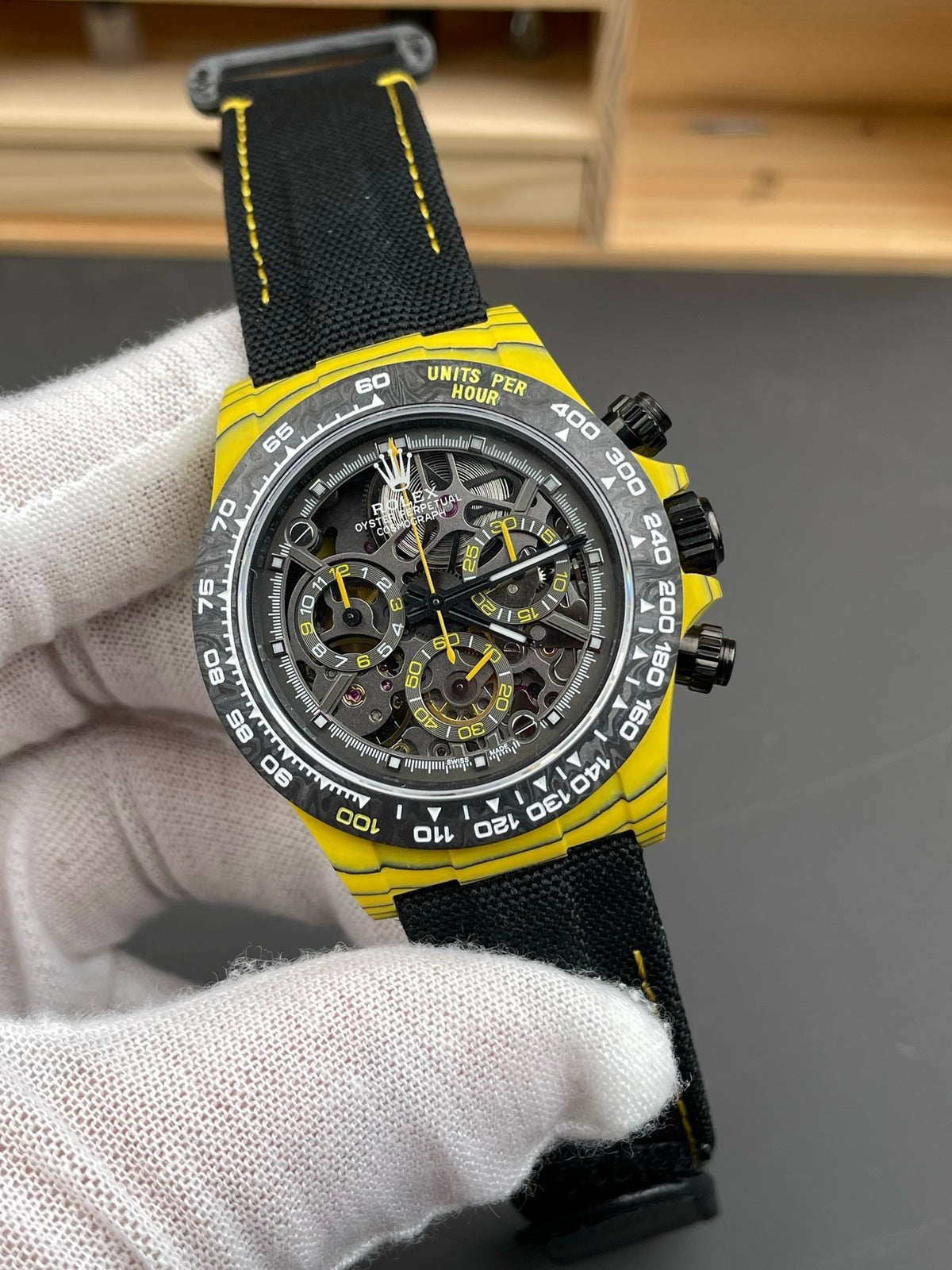 Black yellow Watch