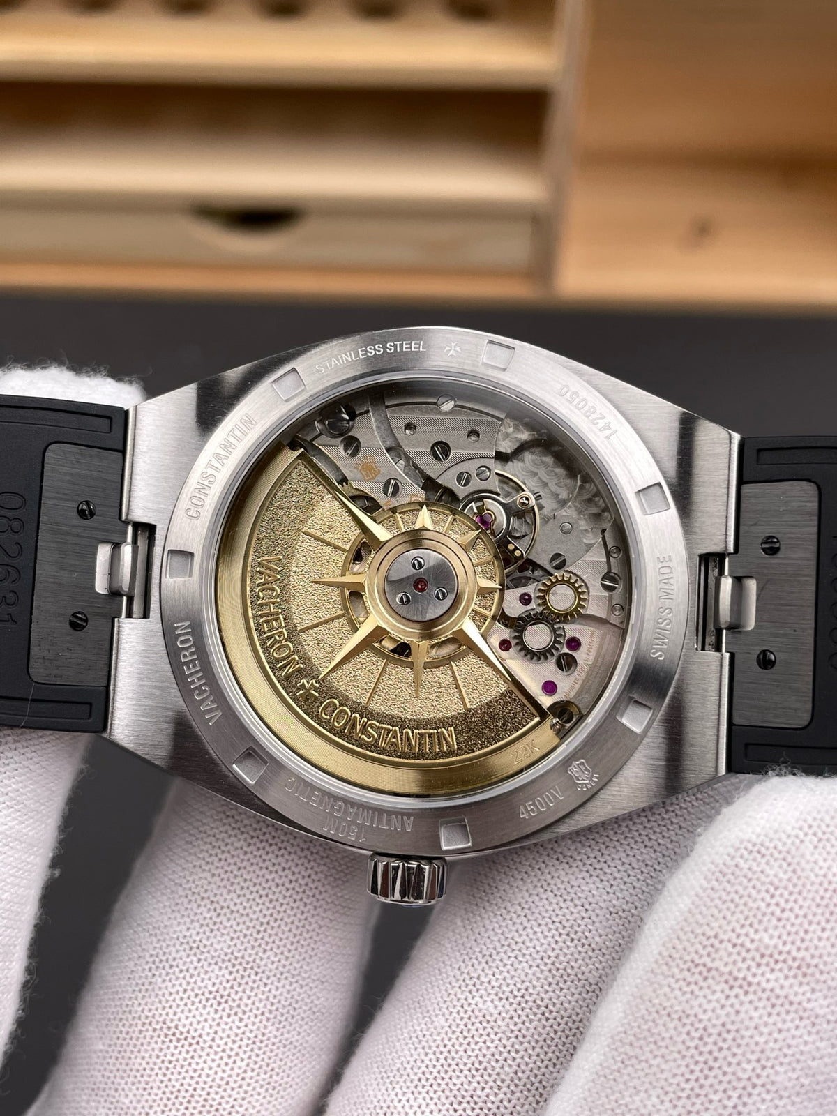 Blue silver and Black silver Watch
