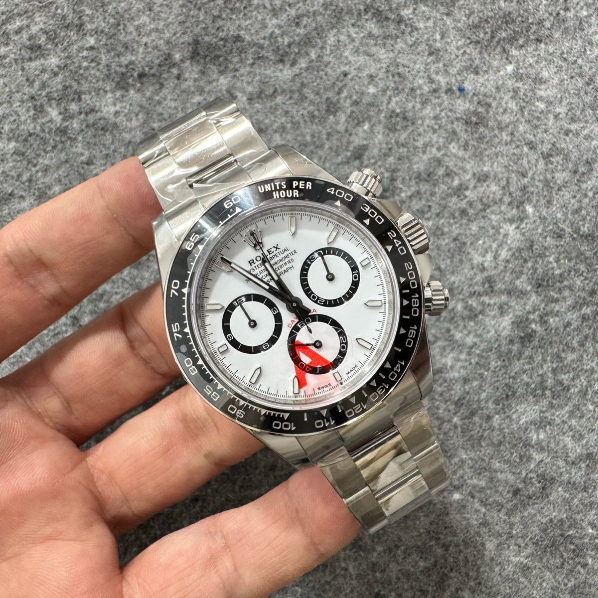 Silver White black Watch