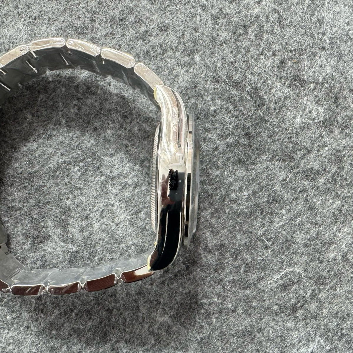 Black blue silver Watch