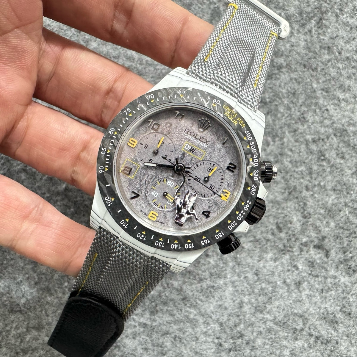 White grey black Watch