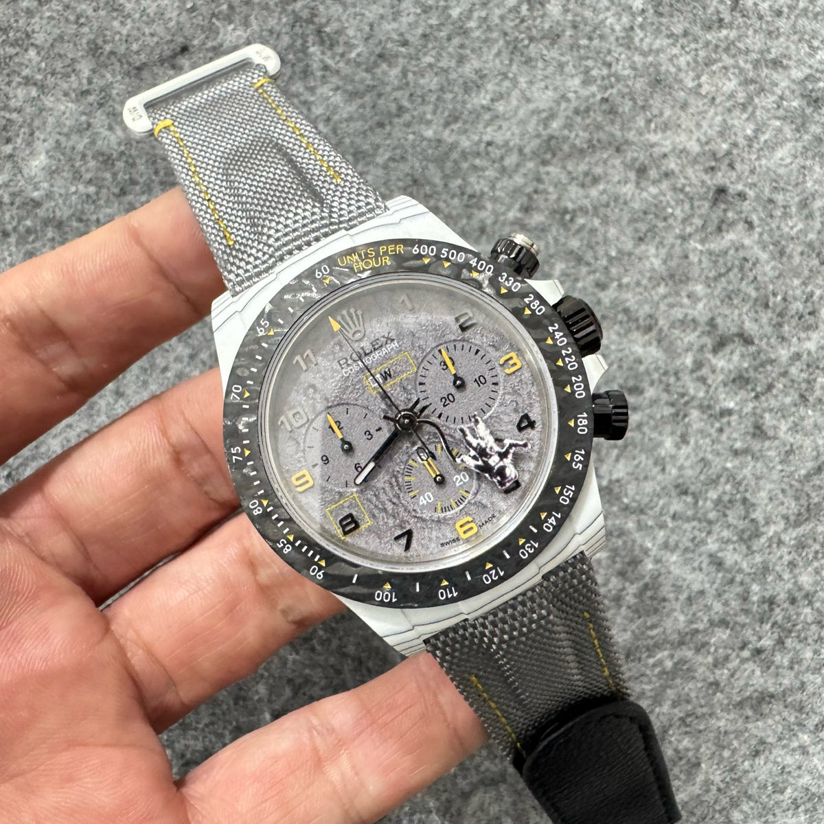 White grey black Watch
