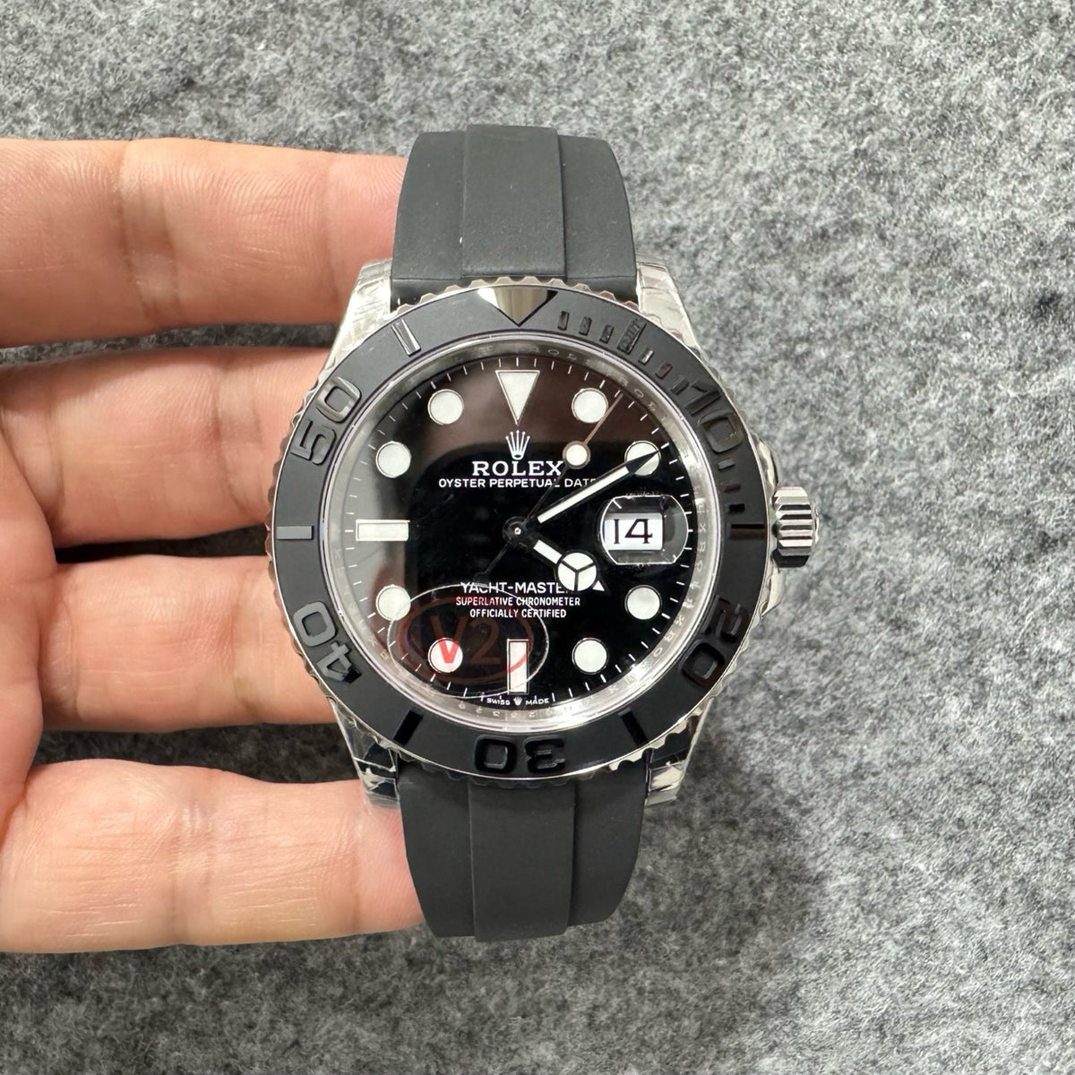 Black silver Watch