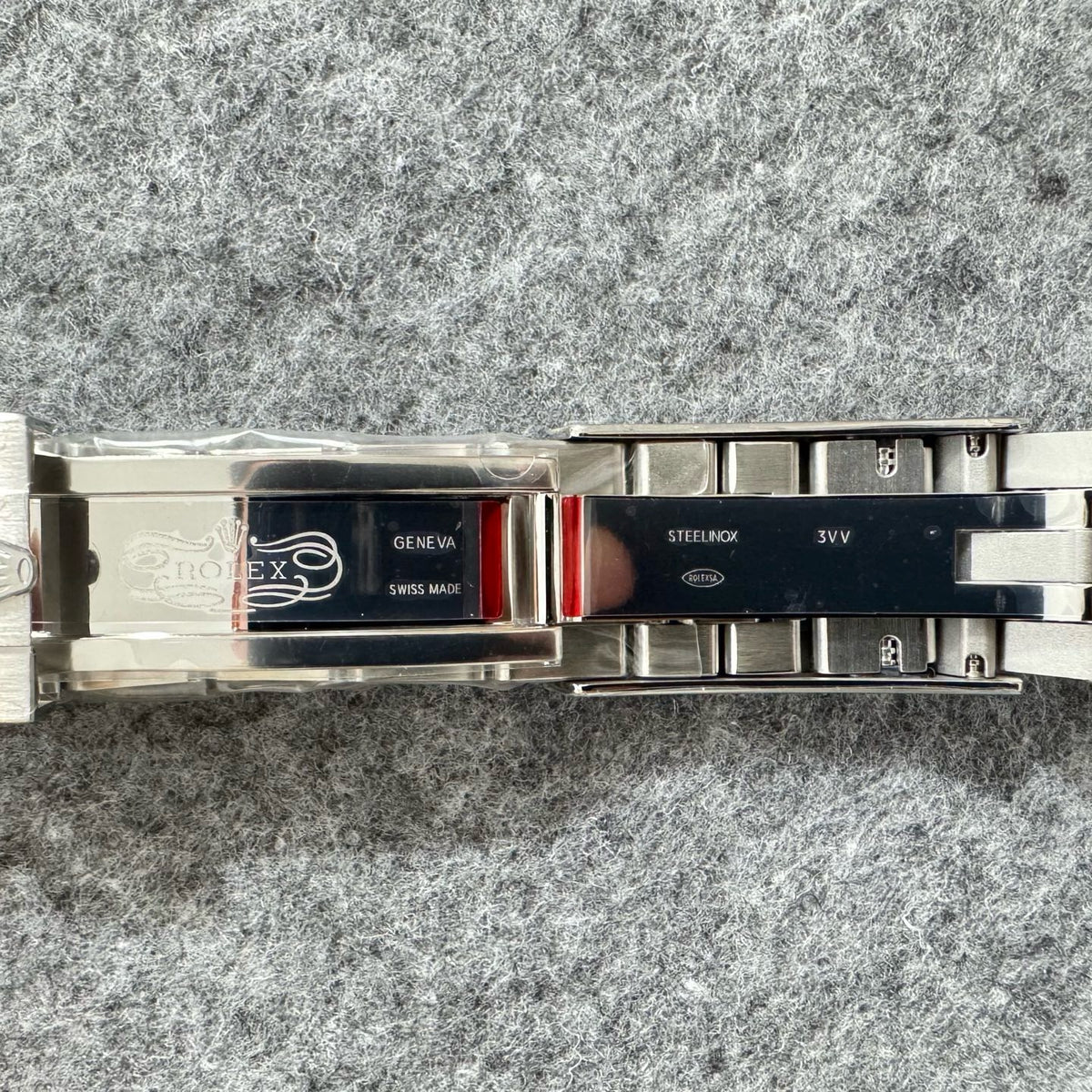 Silver black and Silver green Watch