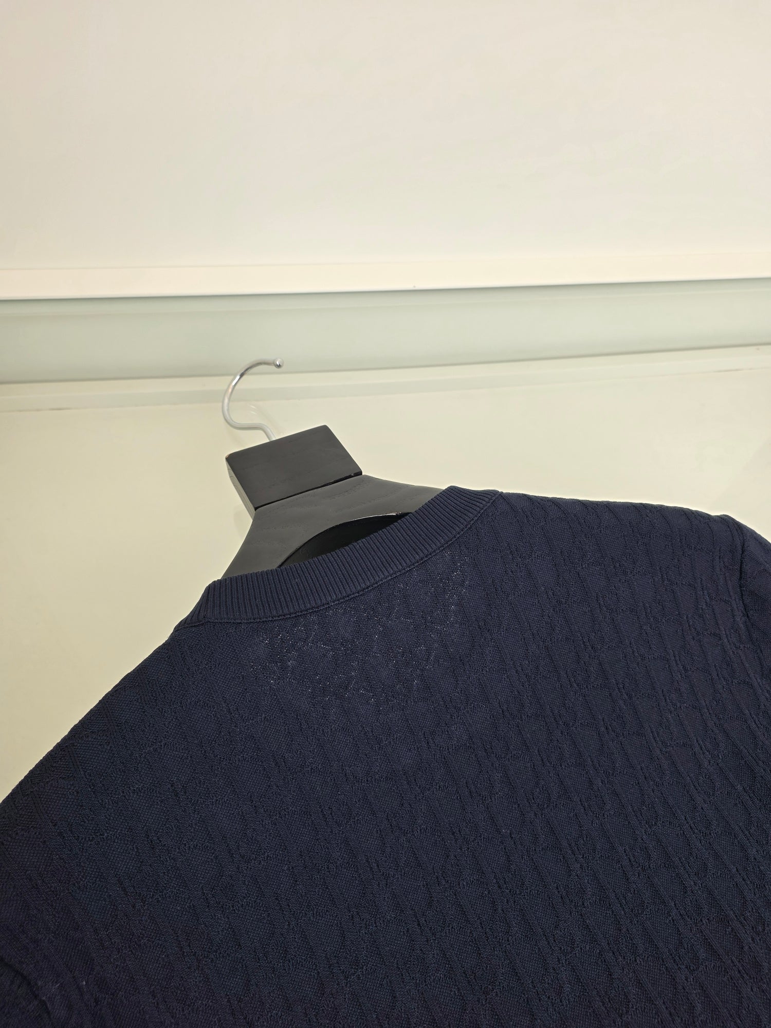 White, Blue and Grey Polo - Size 50