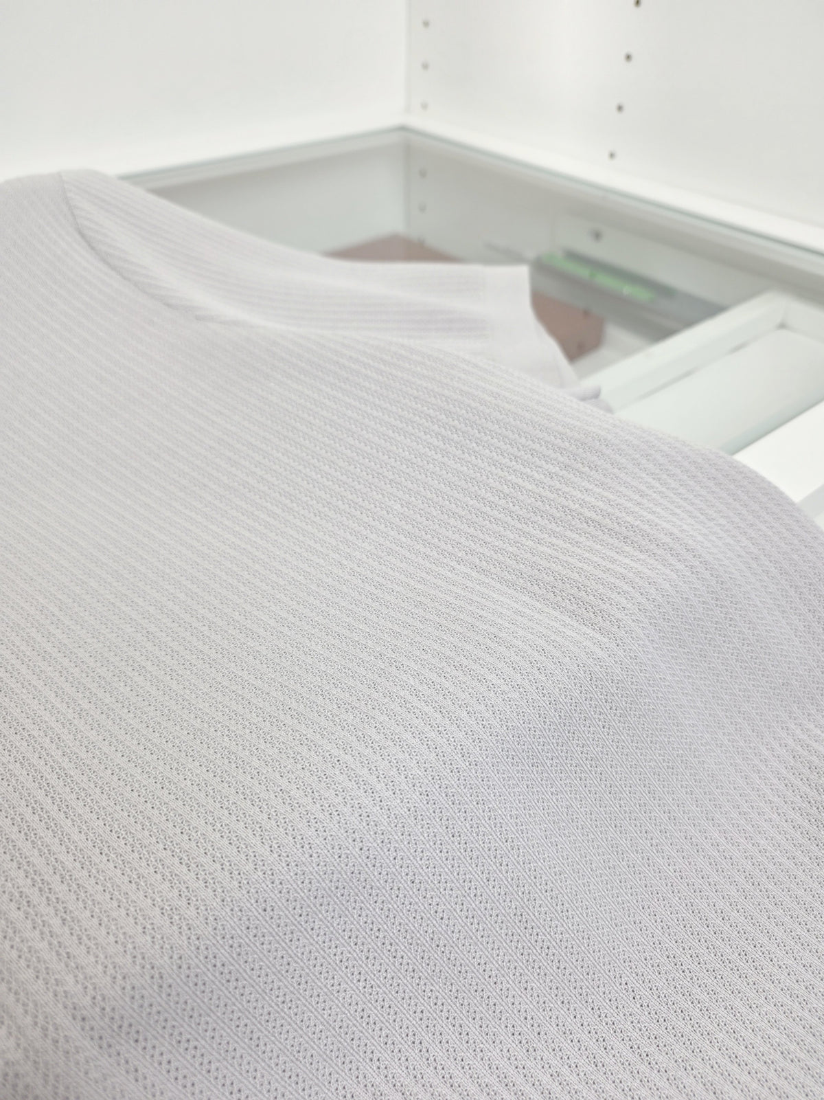White, Blue and Grey Polo - Size 50