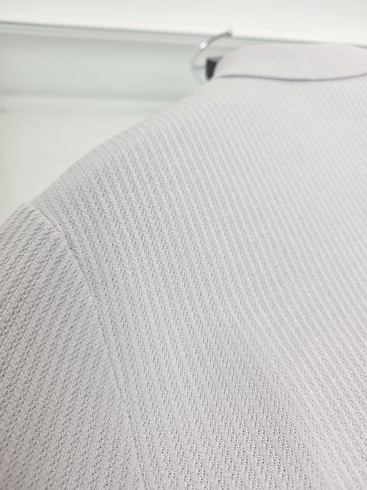 White, Blue and Grey Polo - Size 50