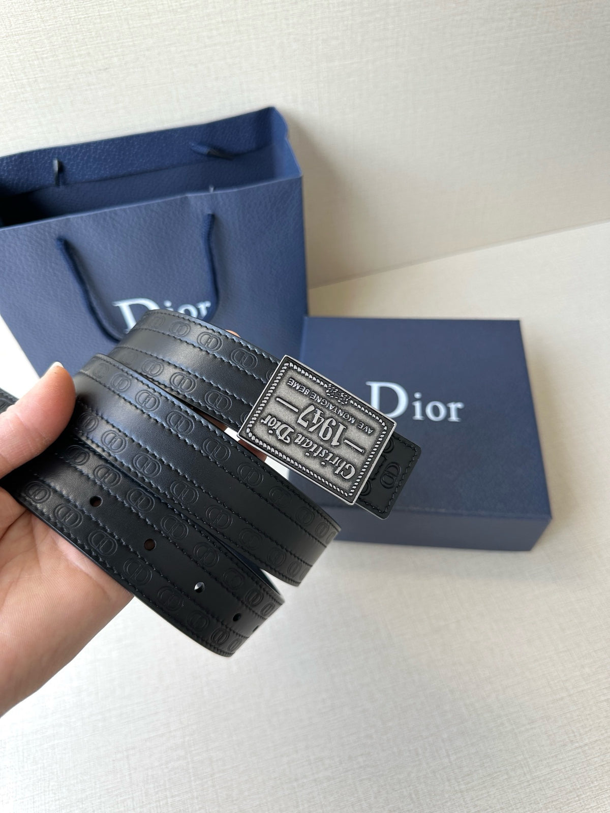 Light grey and Black Belt