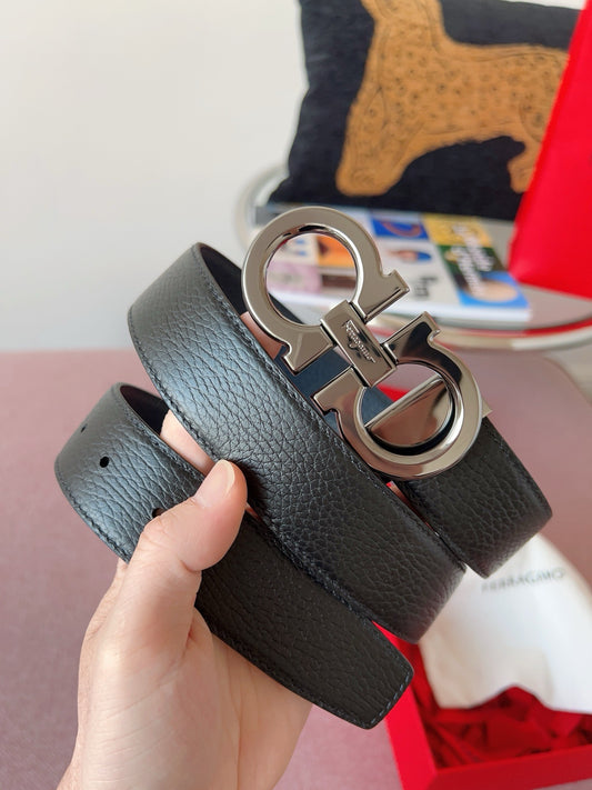 Black silver Belt
