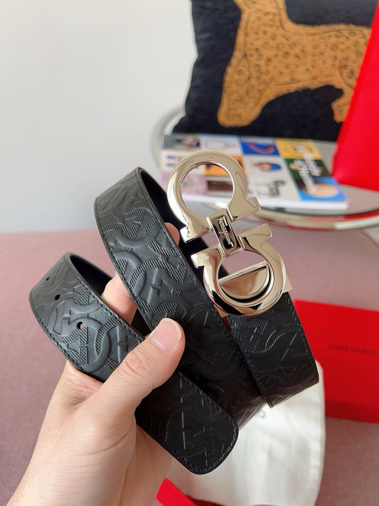 Black silver Belt