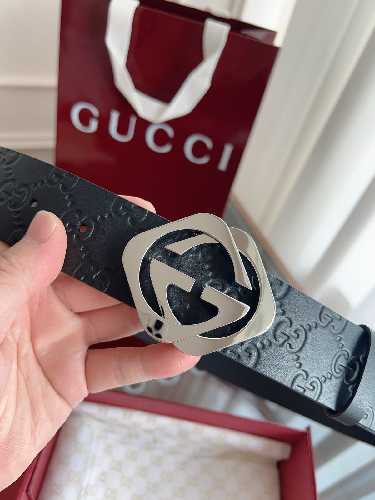 Dark grey Belt - FashionHype.xyz
