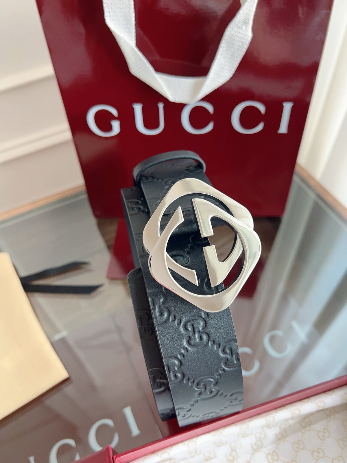 Dark grey Belt - FashionHype.xyz