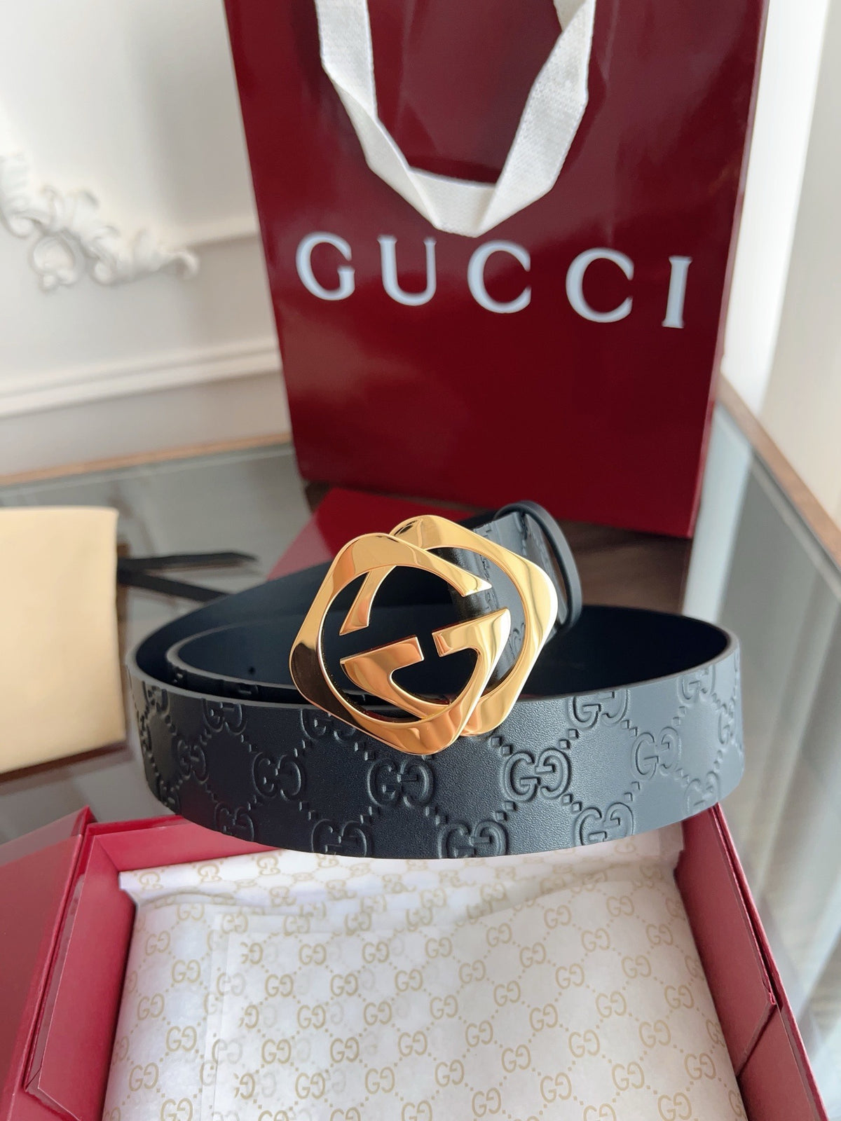 Dark grey Belt - FashionHype.xyz