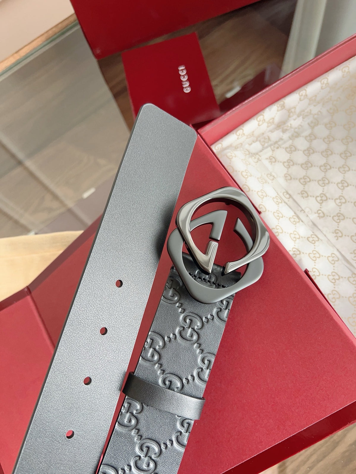 Dark grey Belt - FashionHype.xyz