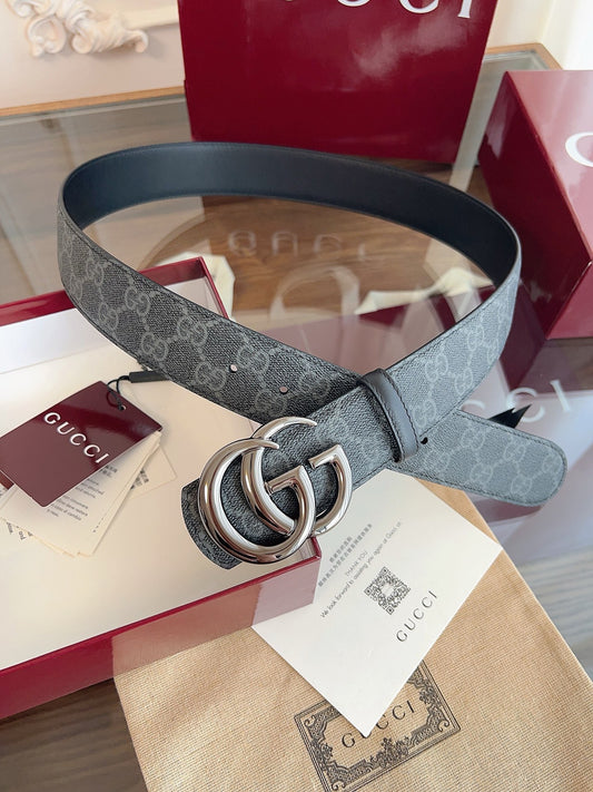 Grey and Dark green Belt - FashionHype.xyz