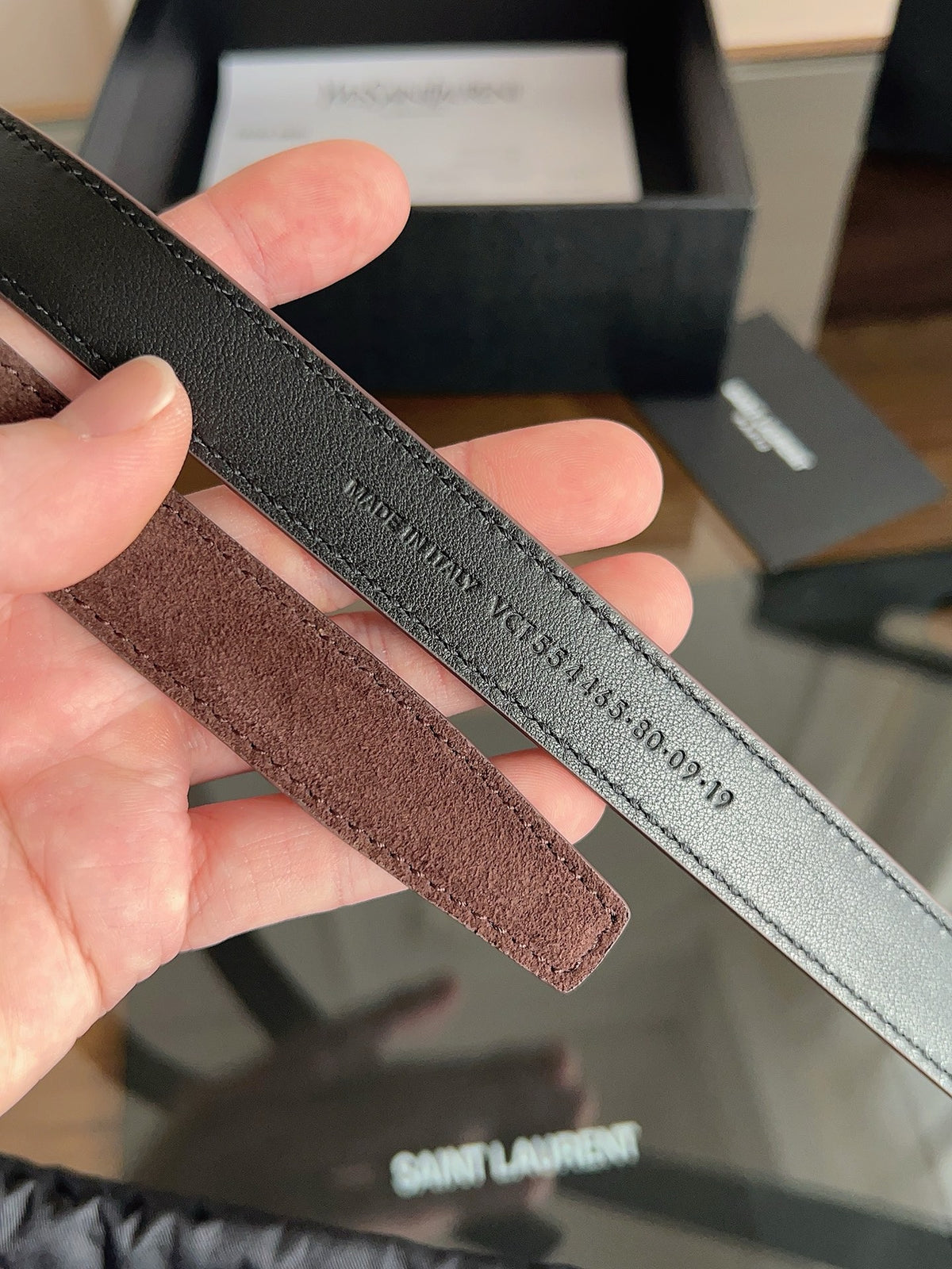 Brown, Mustard and Black Belt - FashionHype.xyz