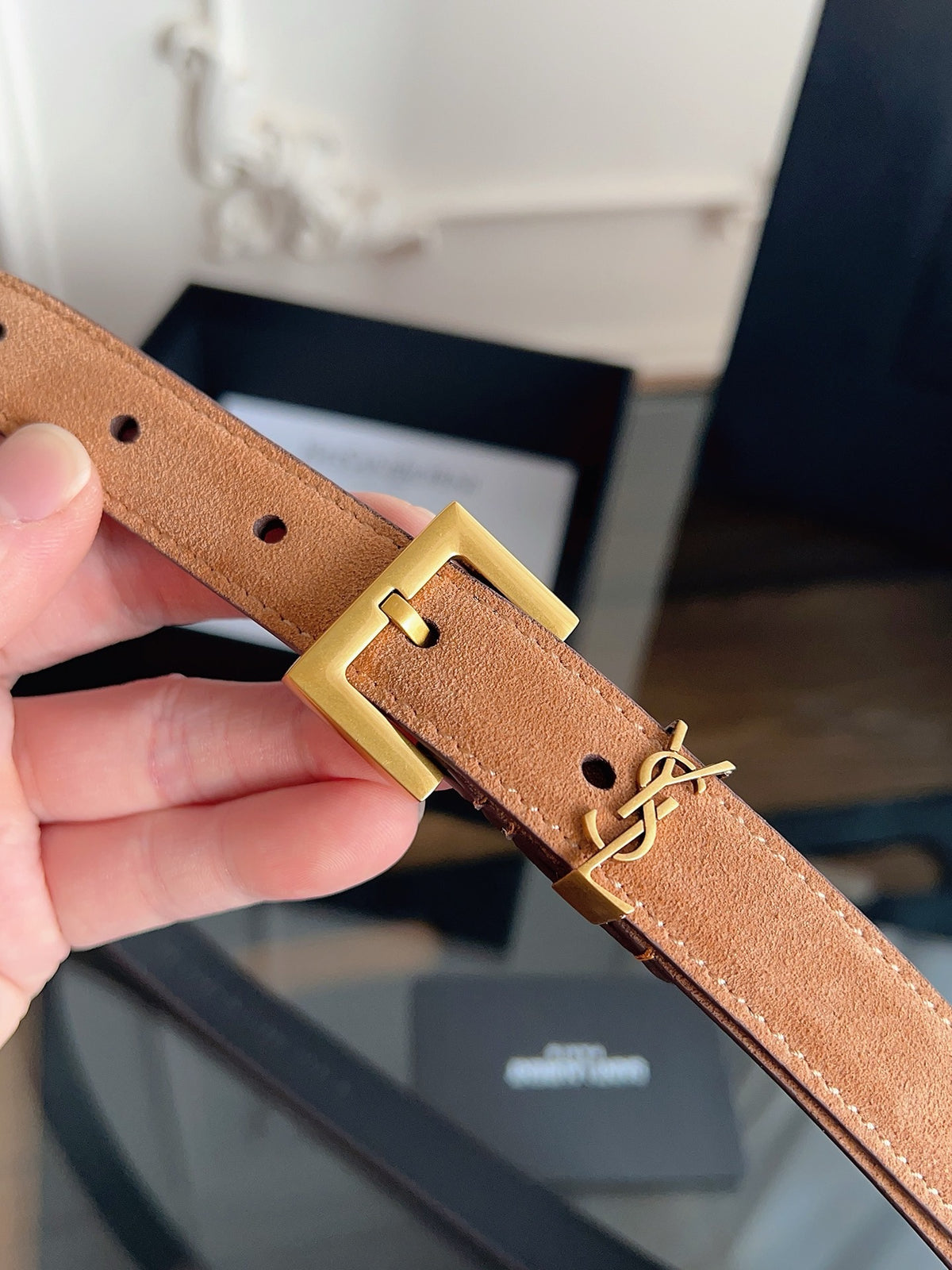 Brown, Mustard and Black Belt - FashionHype.xyz