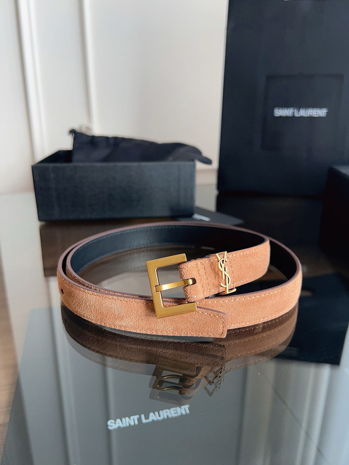 Brown, Mustard and Black Belt - FashionHype.xyz