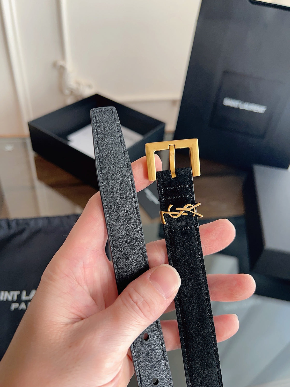 Brown, Mustard and Black Belt - FashionHype.xyz