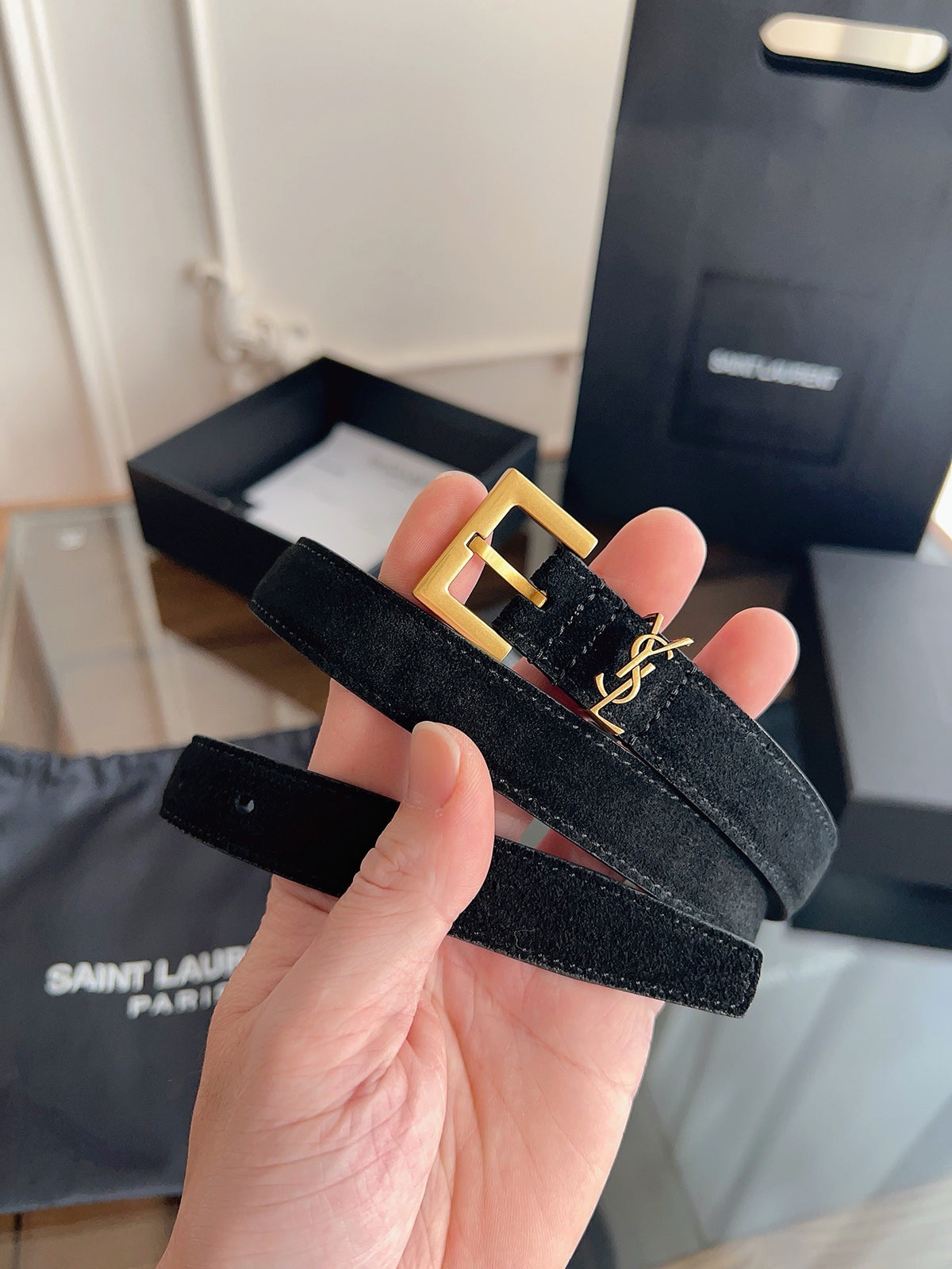 Brown, Mustard and Black Belt - FashionHype.xyz