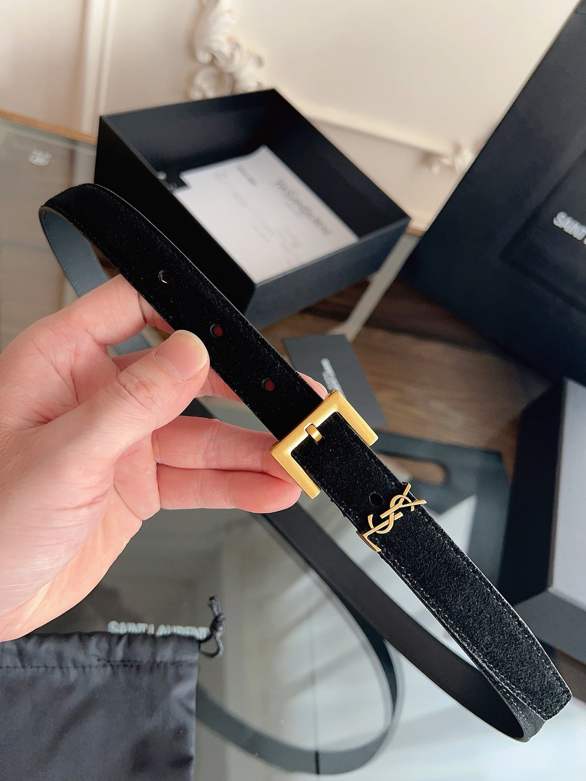 Brown, Mustard and Black Belt - FashionHype.xyz