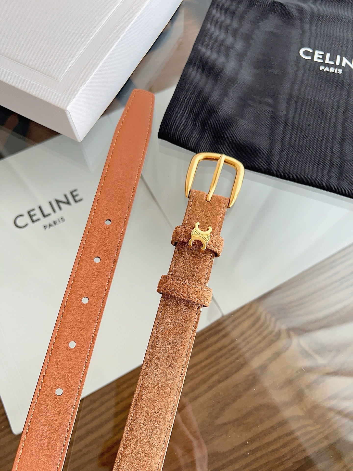 Brown, Mustard and Black Belt