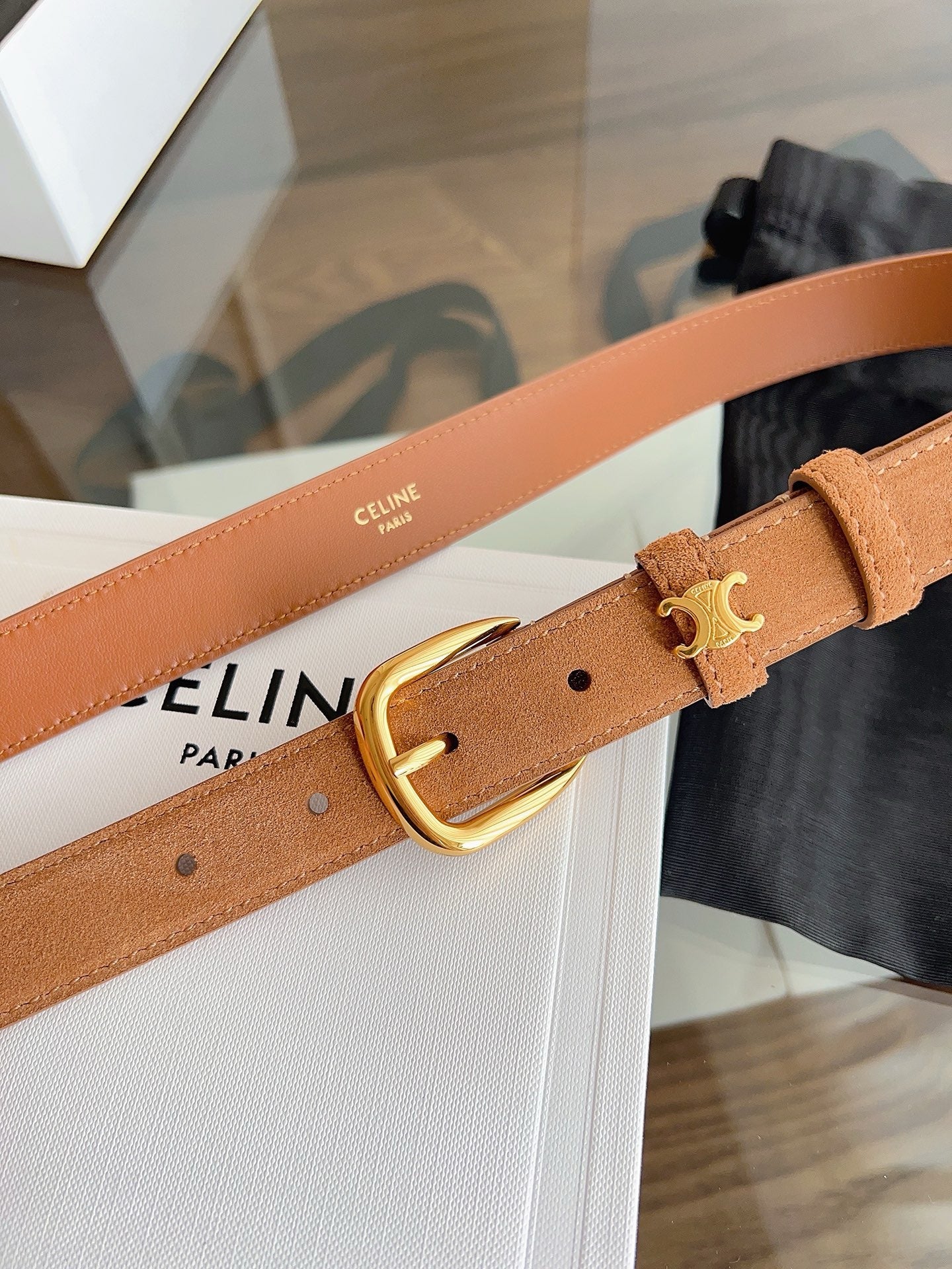 Brown, Mustard and Black Belt