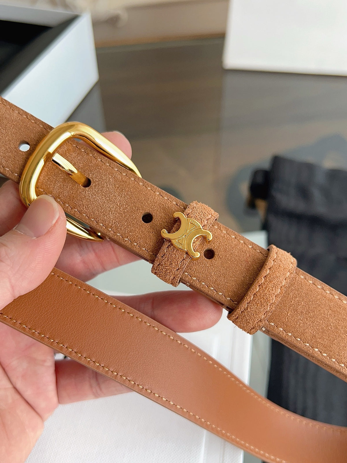 Brown, Mustard and Black Belt