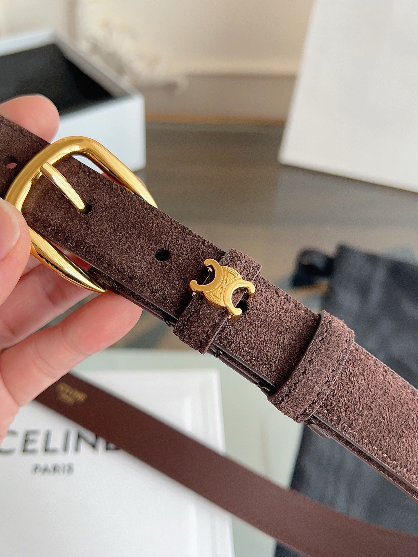 Brown, Mustard and Black Belt