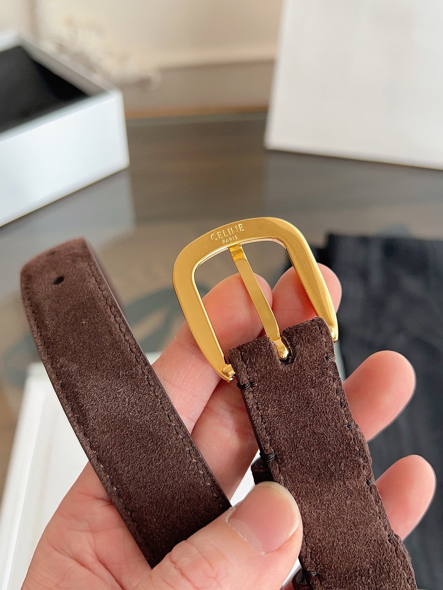 Brown, Mustard and Black Belt
