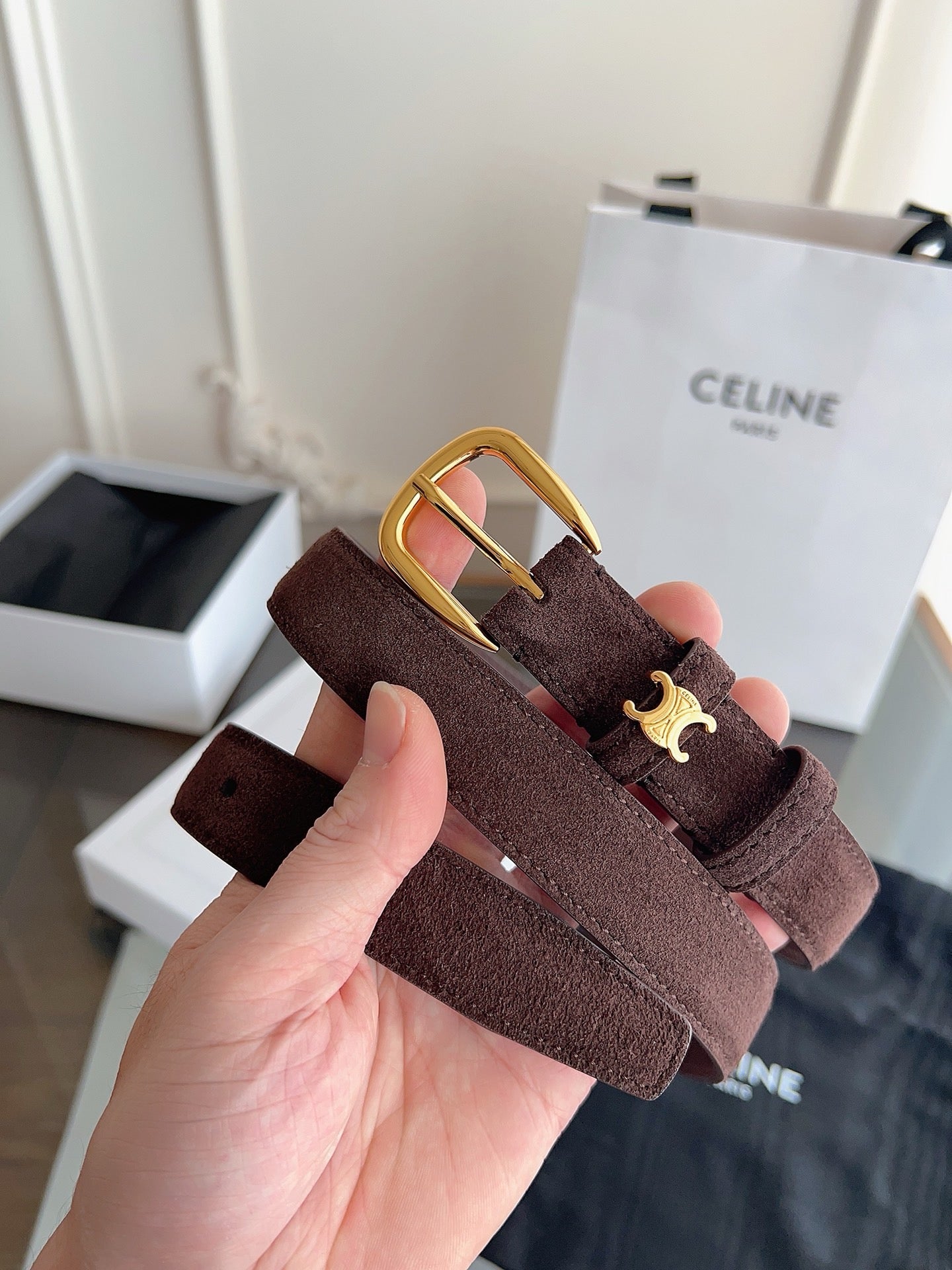 Brown, Mustard and Black Belt