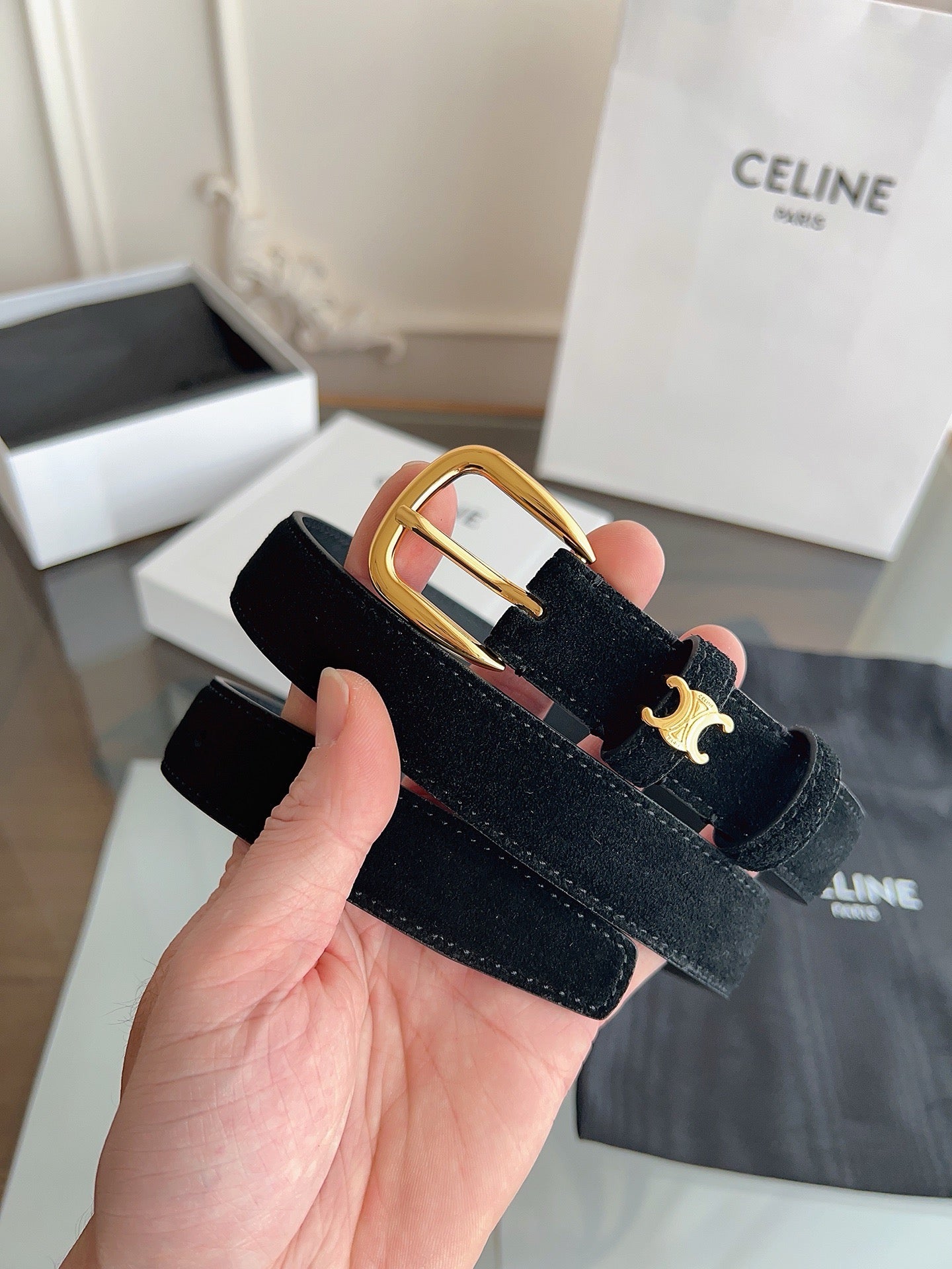 Brown, Mustard and Black Belt