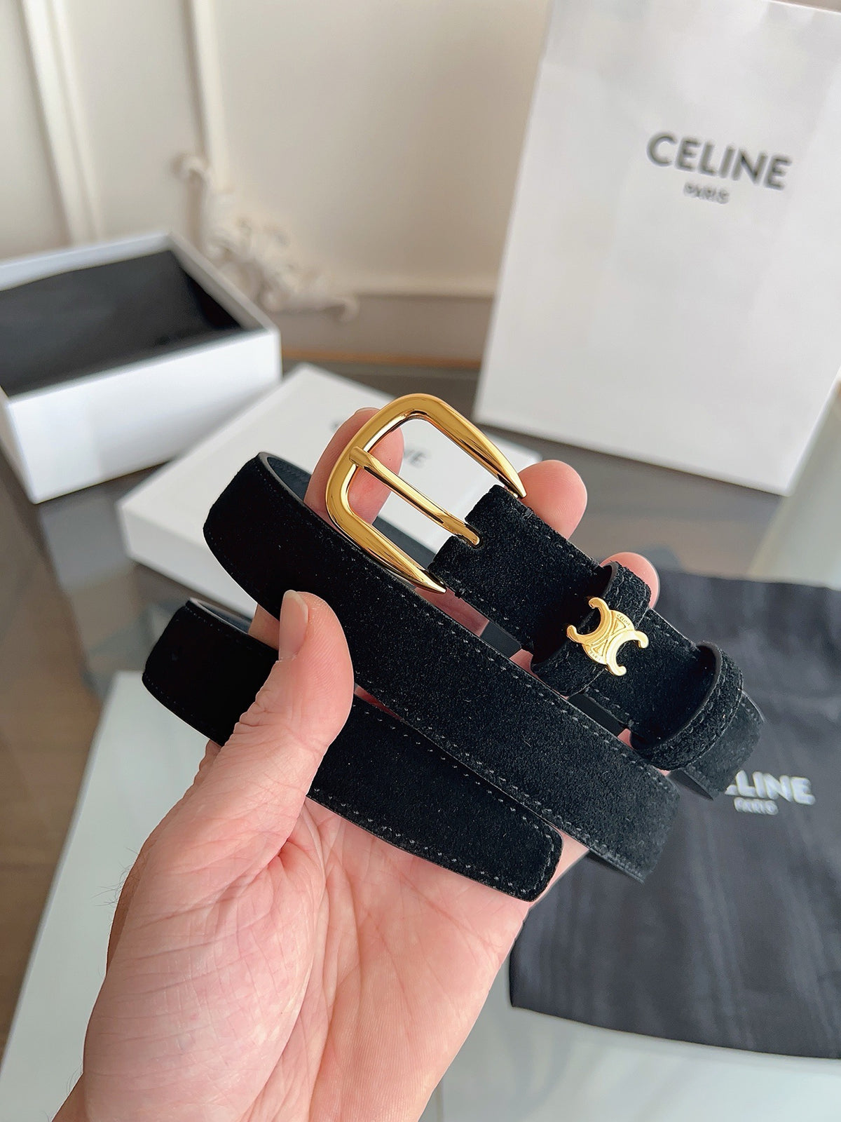 Brown, Mustard and Black Belt