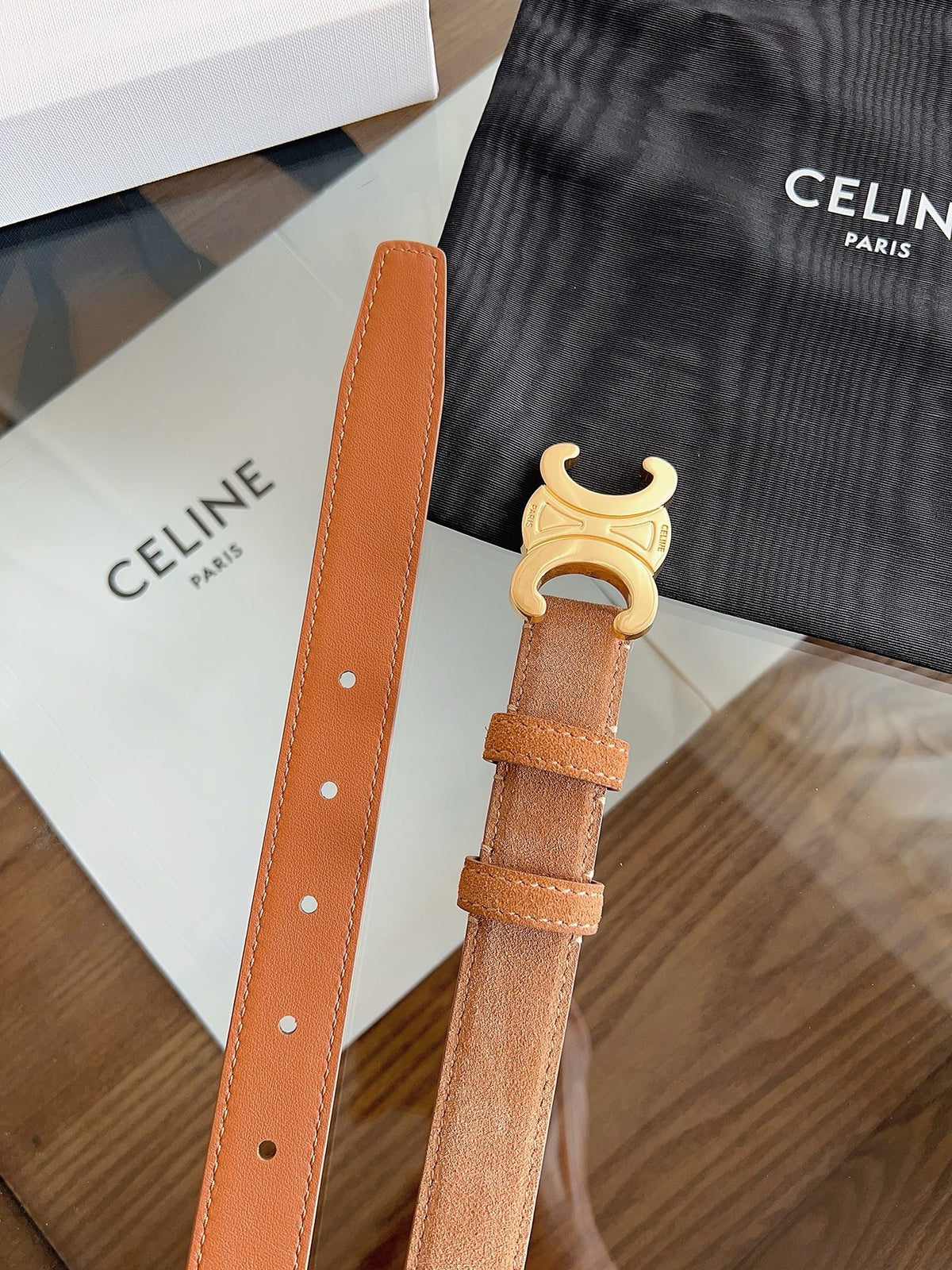 Brown, Mustard and Black Belt