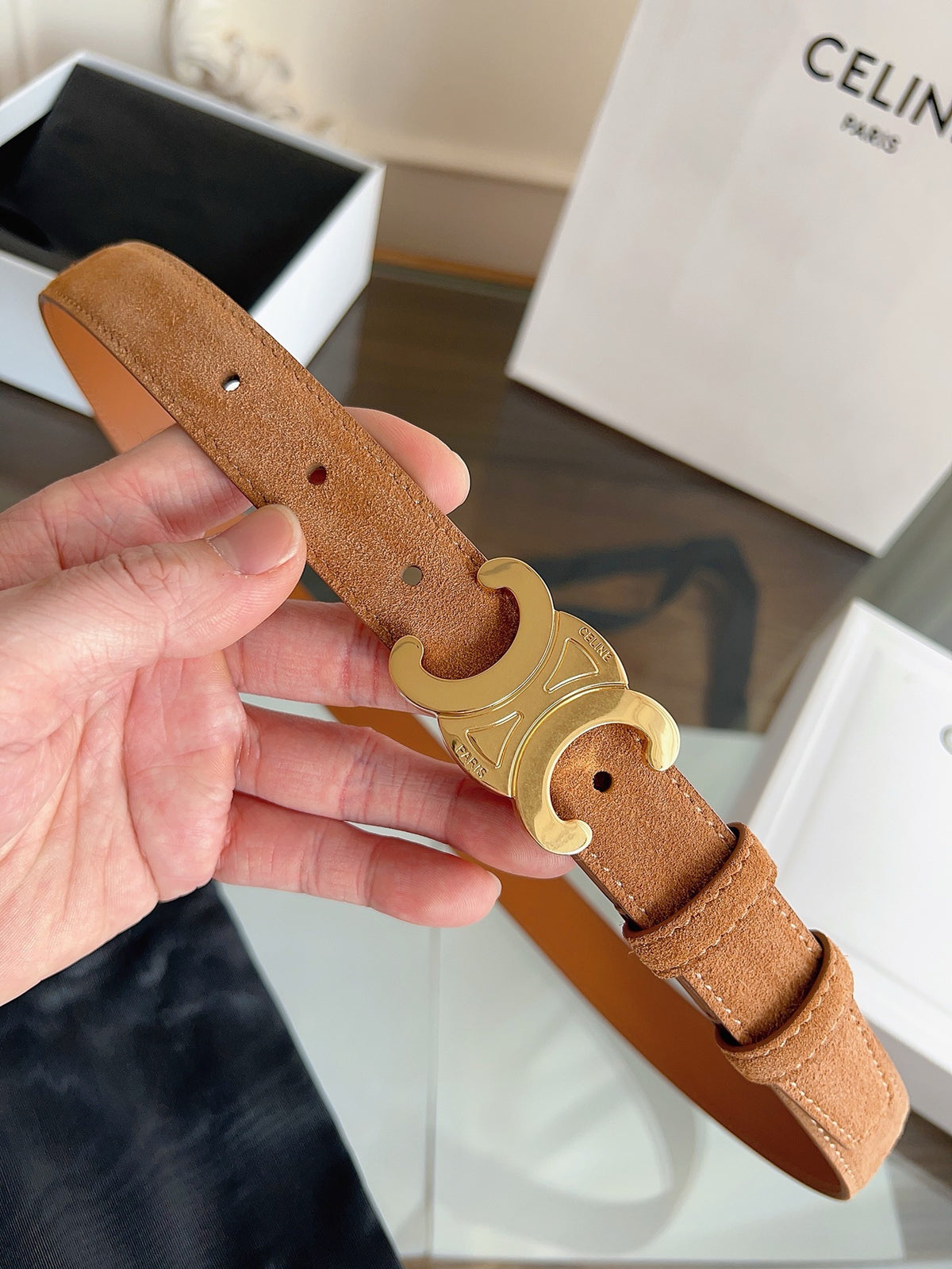 Brown, Mustard and Black Belt
