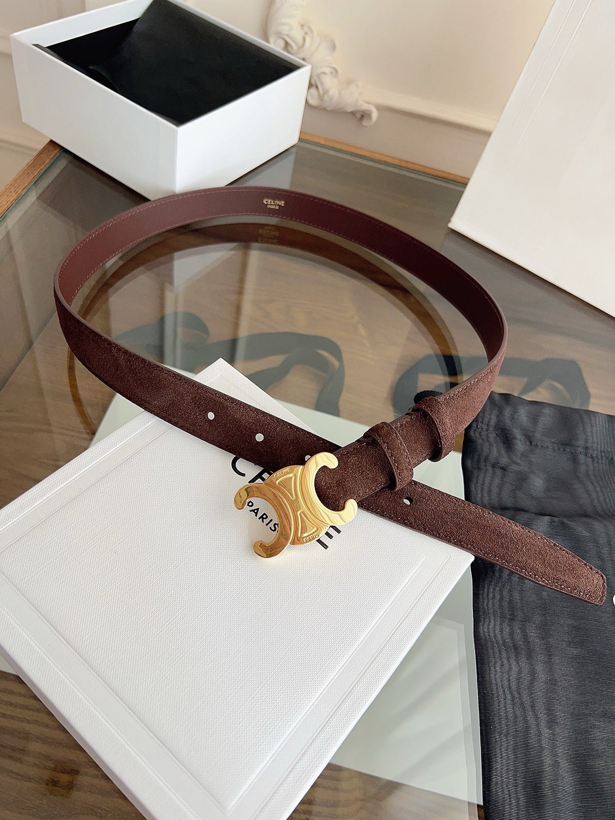 Brown, Mustard and Black Belt