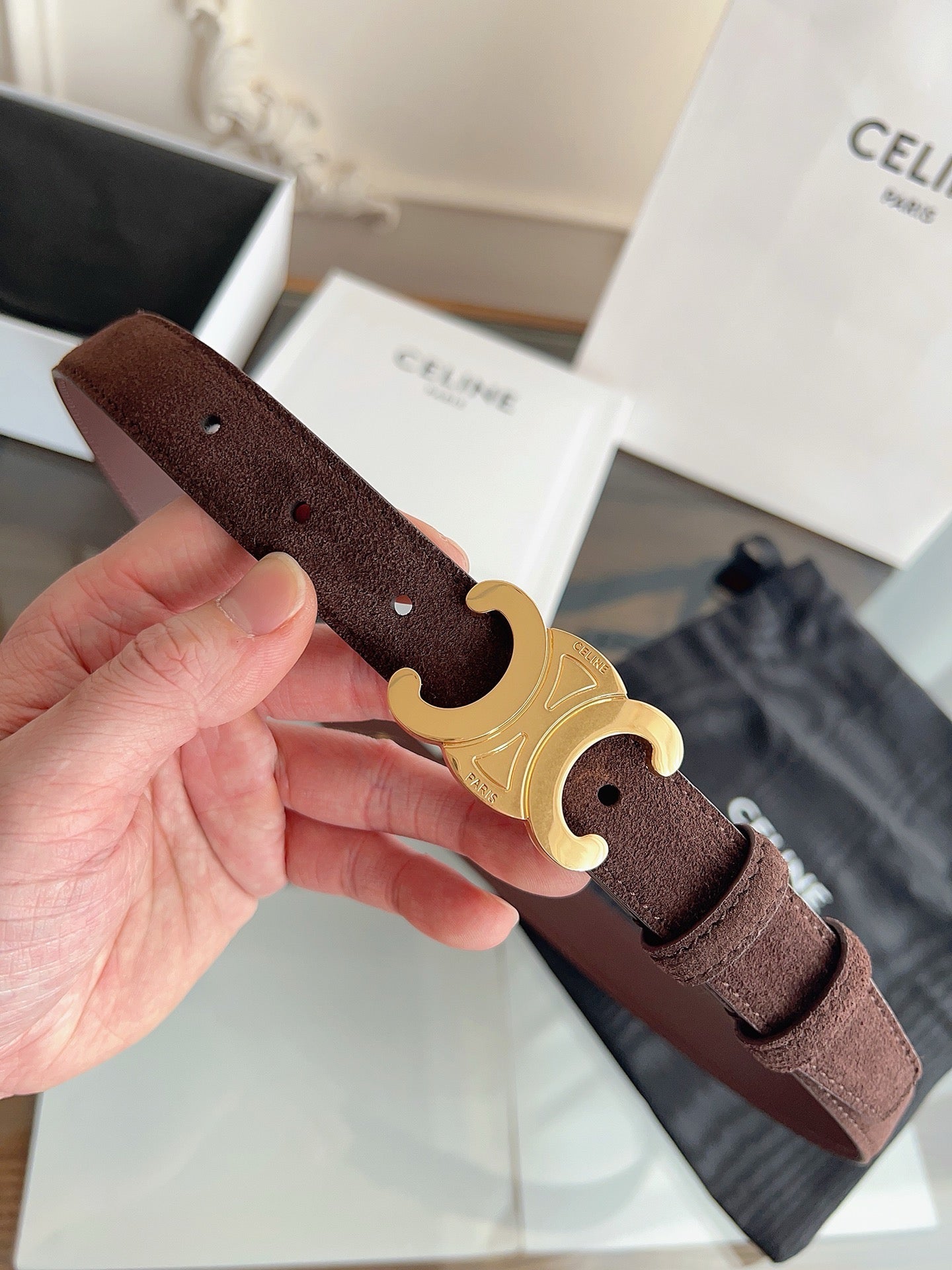 Brown, Mustard and Black Belt
