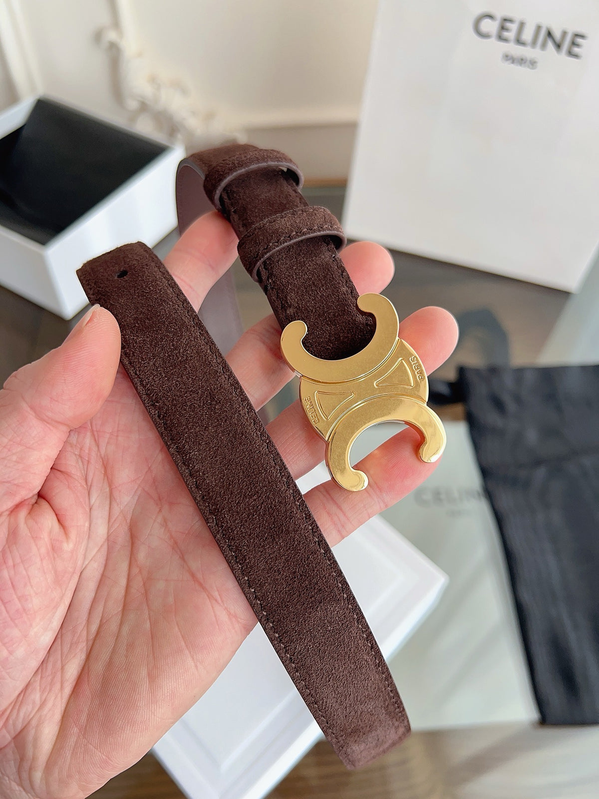 Brown, Mustard and Black Belt