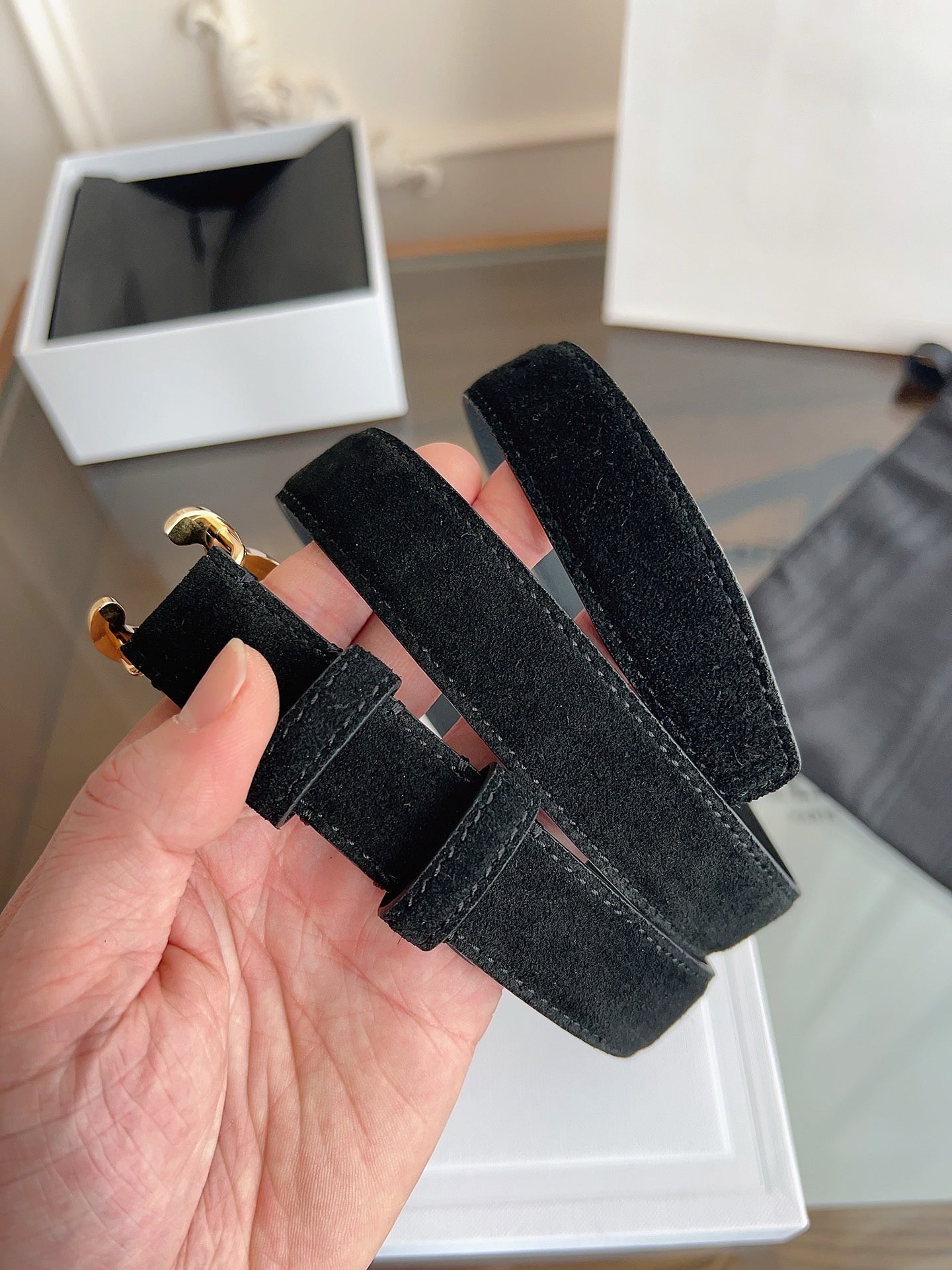 Brown, Mustard and Black Belt
